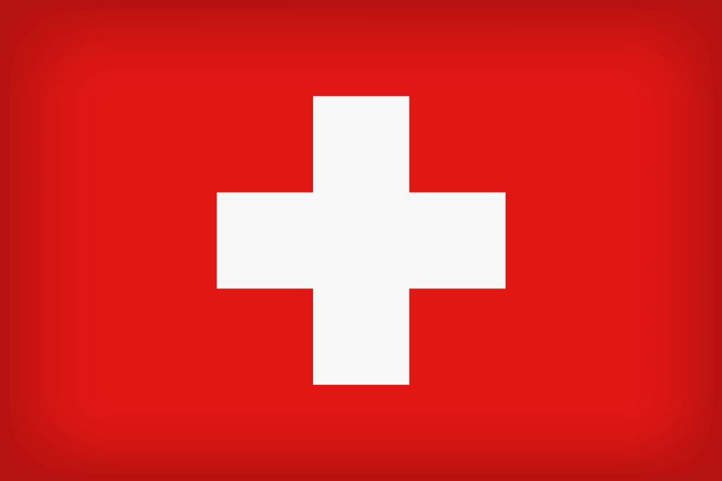 schweiz mit hund, flagge